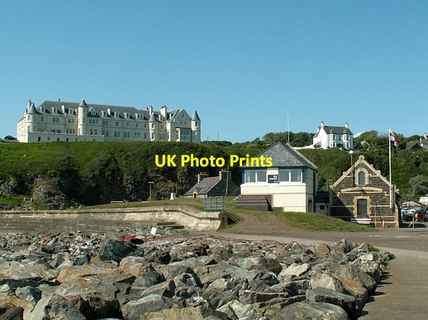 Photo 6"x4" View inland from the edge of Portpatrick Harbour Portpatrick c2008