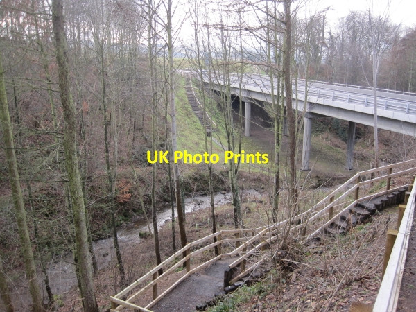 Photo 6"x4" Diverted Footpath near Haydon Bridge Bypass Haydon Bridge c2010