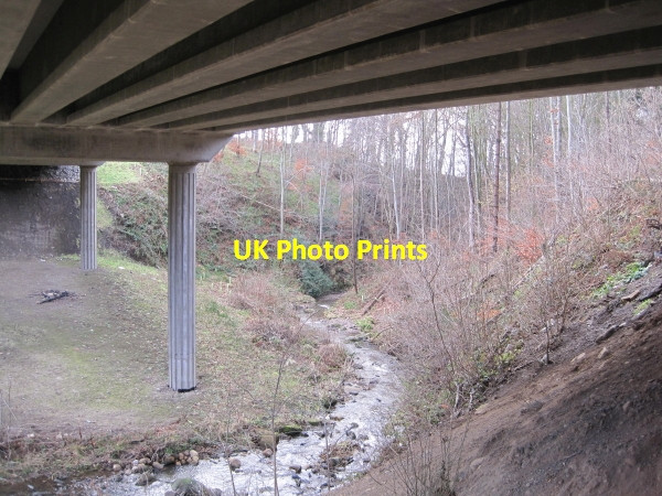 Photo 6"x4" Langley Burn below the Haydon Bridge Bypass Haydon Bridge c2010