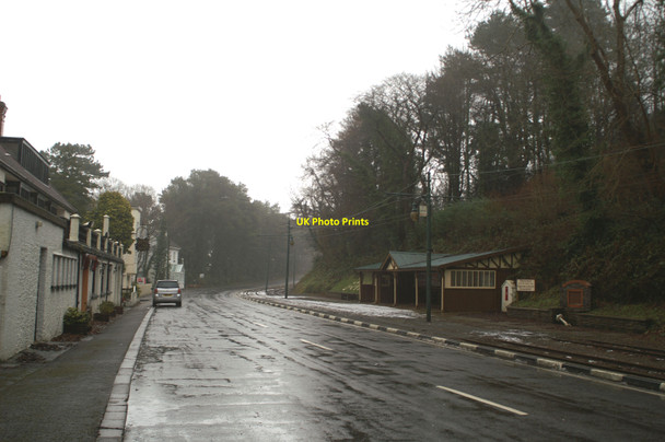 Photo 6"x4" Groudle Glen - pub and tram stop Onchan c2010