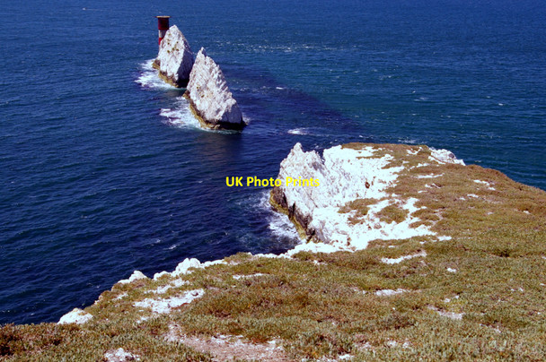 Photo 6"x4" Cliff top at the Old Battery, Isle of Wight Totland c2009