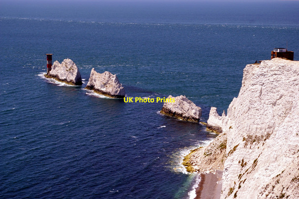 Photo 6"x4" The Needles and Old Battery, Isle of Wight Totland c2009