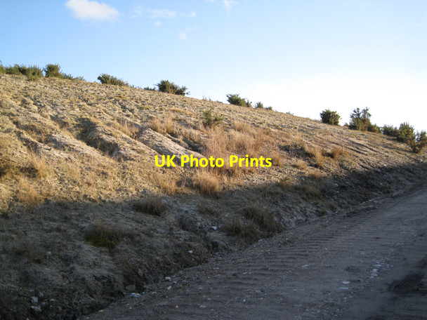 Photo 6"x4" Gullying in clay waste, Stover Quarry Preston\/SX8574 c2010