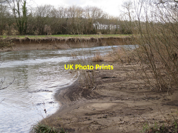 Photo 6"x4" Erosion and deposition by the Teign Heathfield\/SX8376 c2010