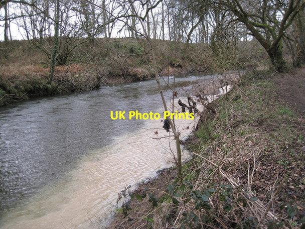 Photo 6"x4" Clay waste polluting the Teign (1\/2) Chudleigh Knighton c2010