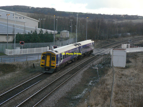 Photo 6"x4" Denaby Main level crossing. Conisbrough c2010