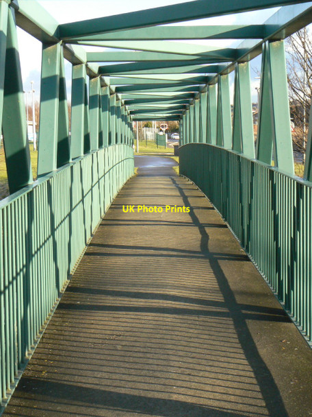 Photo 6"x4" Don footbridge Conisbrough c2010