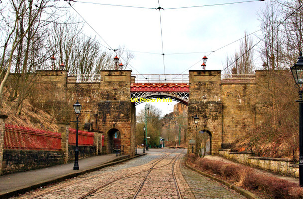 Photo 6"x4" Bowes-Lyon Bridge, Crich Tramway museum Crich c2010