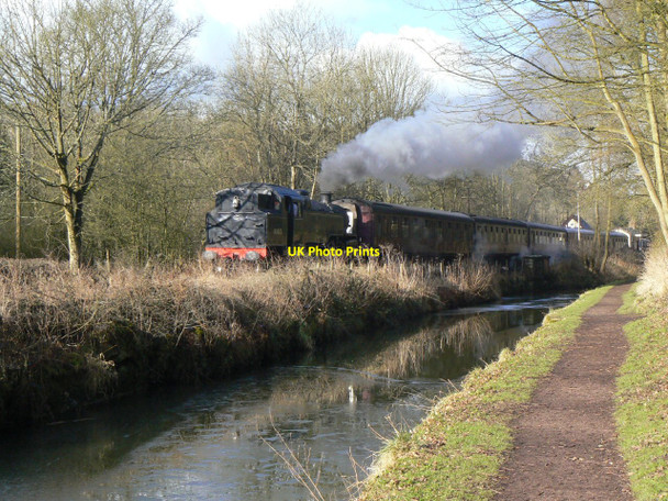 Photo 6"x4" Leaving Consall Station Hazles c2010