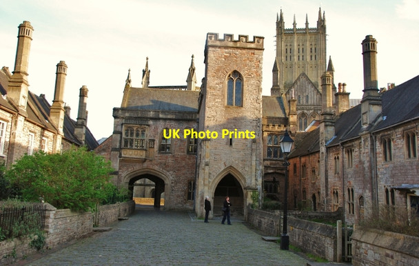 Photo 6"x4" Wells: Vicars Close Wells c2007
