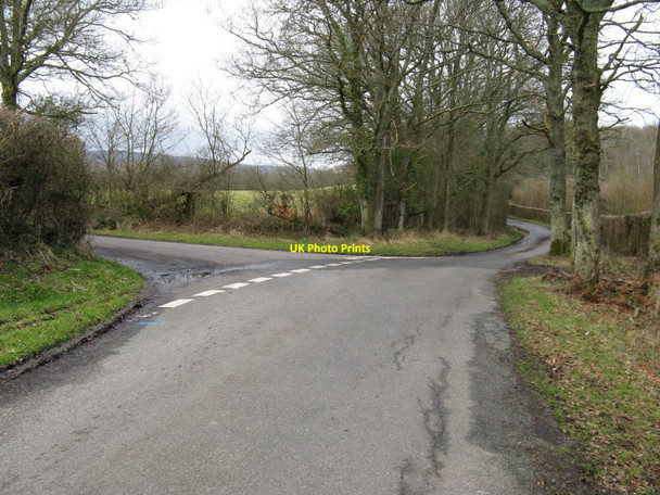 Photo 6"x4" Road junction for Lurgashall White's Green c2010