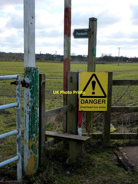 Photo 6"x4" Stile at start of footpath Darmsden c2010