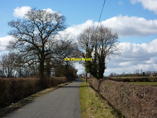 Photo 6"x4" Tye lane, looking west Flowton c2010
