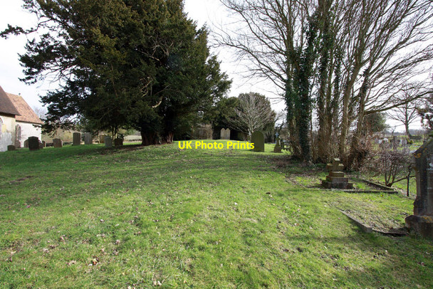 Photo 6"x4" All Saints, Petham, Kent - Churchyard Petham c2010