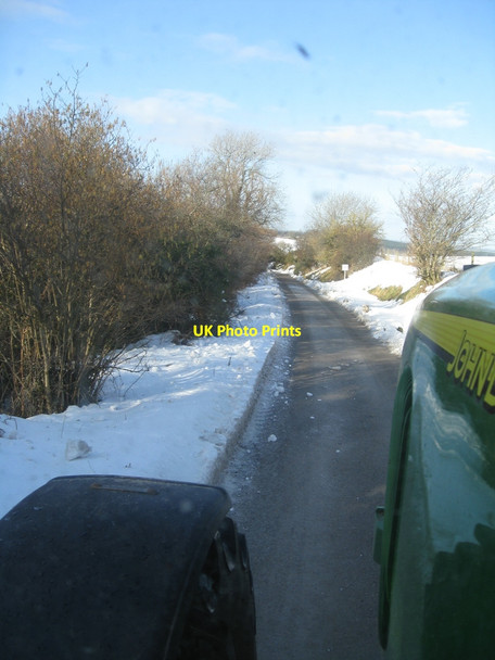 Photo 6"x4" Going out to feed cattle Clochan c2010