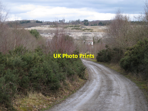 Photo 6"x4" Haul road to clay sheds, Southacre Quarry Preston\/SX8574 c2010