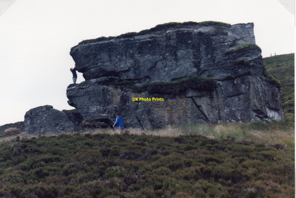 Photo 6"x4" The Kielder Stone Craigy Knowe c1986