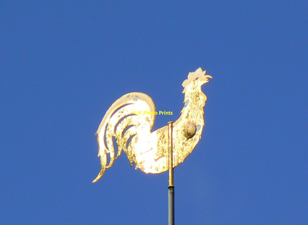 Photo 6"x4" Weather cock, the Church of St John the Baptist, Chirton Chirton\/SU0757 c2010