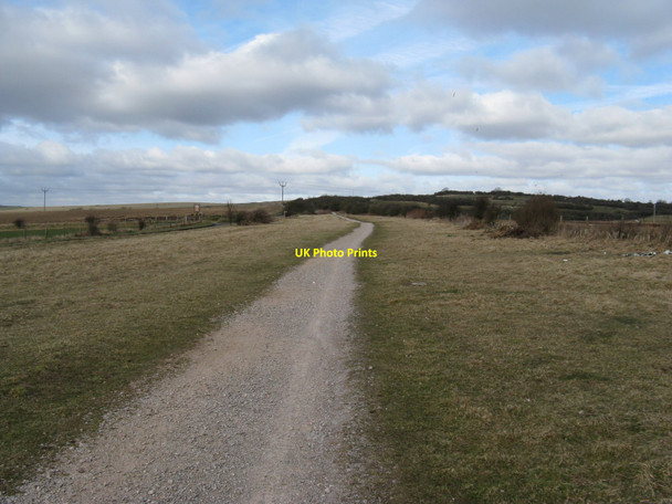 Photo 6"x4" Wheelchair access route running parallel to the Devils Dyke Road Saddlescombe c2010