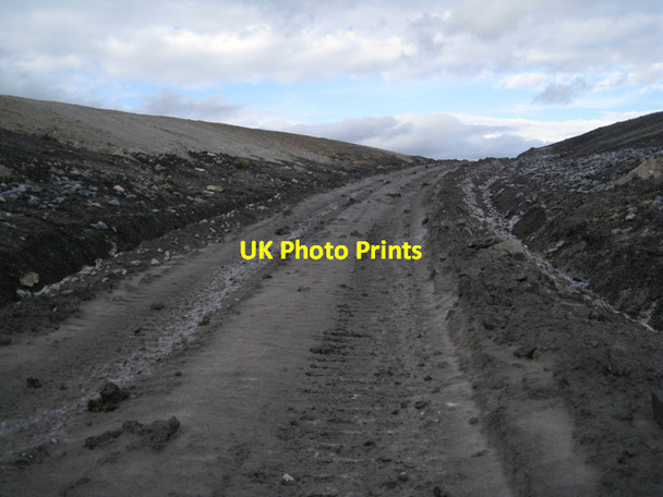 Photo 6"x4" Haul road to clay waste tip, Rixey Park Chudleigh Knighton c2010