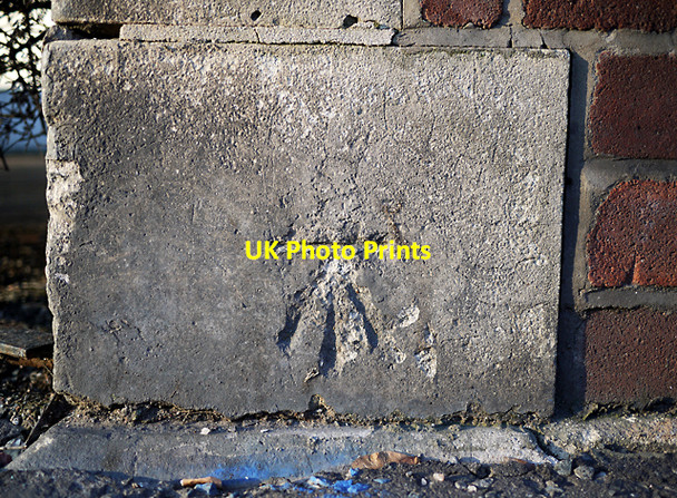 Photo 6"x4" Bench Mark, Belfast Belfast c2010