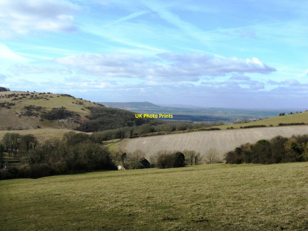 Photo 6"x4" Looking west from near the top of West Hill Saddlescombe c2010