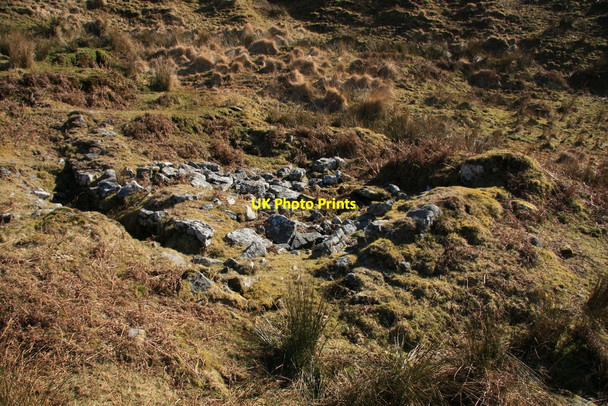 Photo 6"x4" Remains of tin mill at Mill Corner Giant's Basin c2010