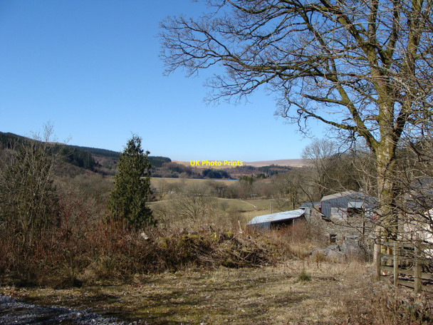 Photo 6"x4" Grawen, and surroundings, near Llwyn-onn Llwyn-on Village c2010