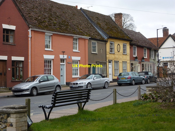 Photo 6"x4" High Street opposite the church Needham Market c2010