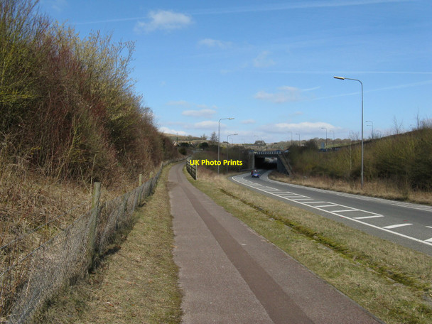 Photo 6"x4" Bridleway beside the A273 Pyecombe c2010