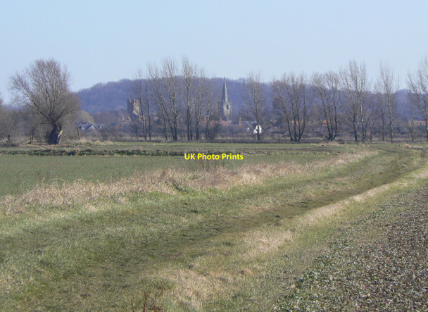 Photo 6"x4" Track across Bunny Moor Bradmore\/SK5831 c2010