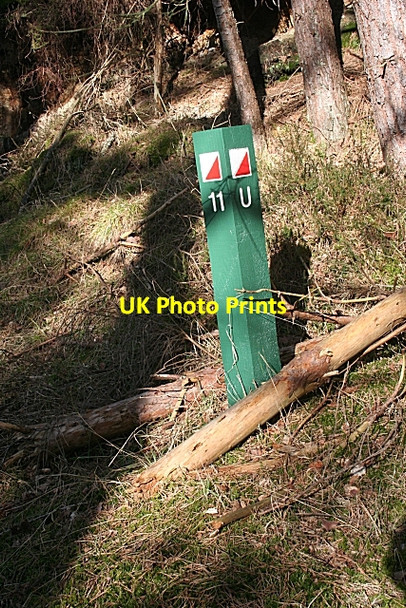 Photo 6"x4" Marker Post Miltonduff c2010