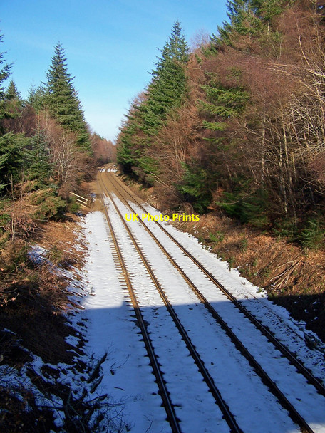 Photo 6"x4" Perth to Inverness railway Smithton c2010