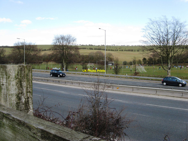Photo 6"x4" Sports ground on the east side of the A23 Westdene c2010