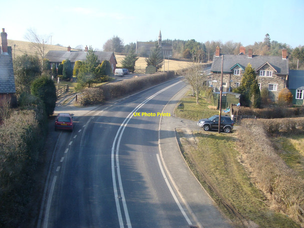 Photo 6"x4" A470 from the Heart of Wales railway line Builth Road c2010