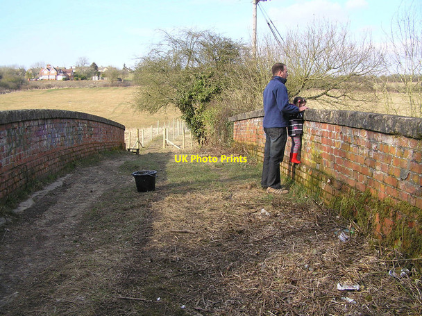 Photo 6"x4" Bridge over the main railway Wootton Bassett c2010
