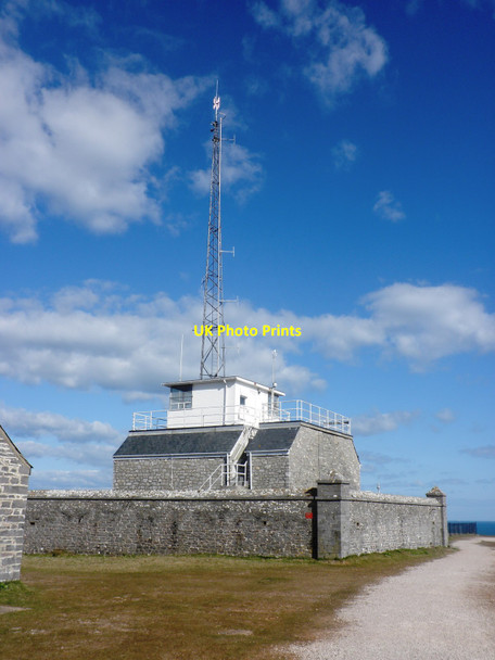 Photo 6"x4" Communications mast, Berry Head Brixham c2010