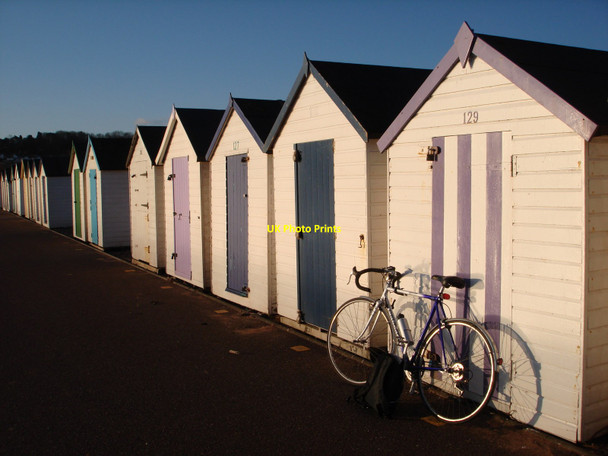 Photo 6"x4" Beach huts, Broadsands Beach, near Churston Broadsands c2010
