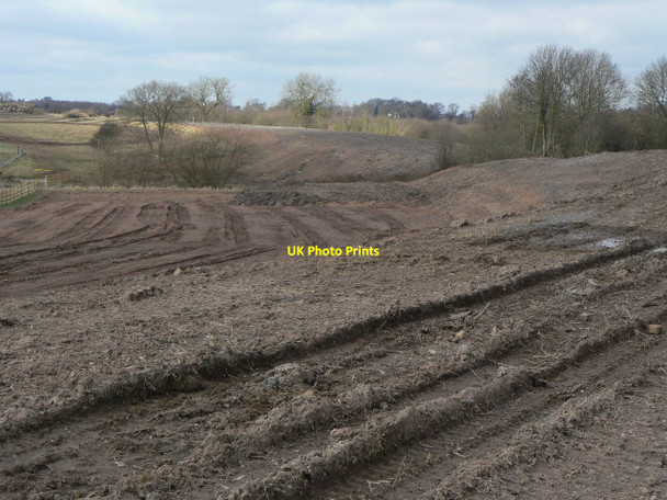Photo 6"x4" Ashby Canal reclamation works Measham c2010