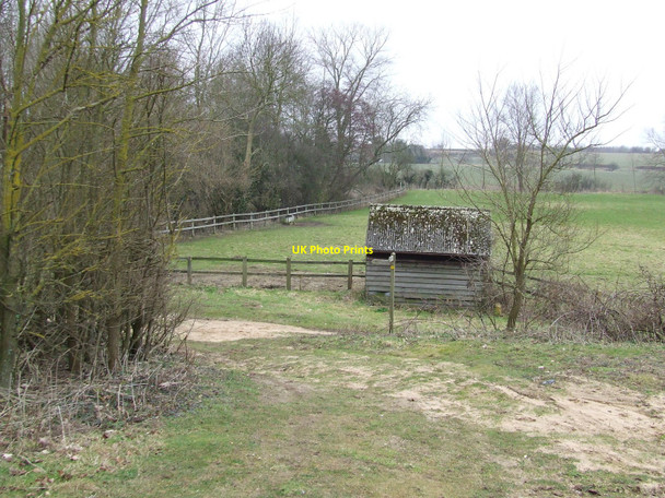 Photo 6"x4" Footpath Junction Marlesford c2010