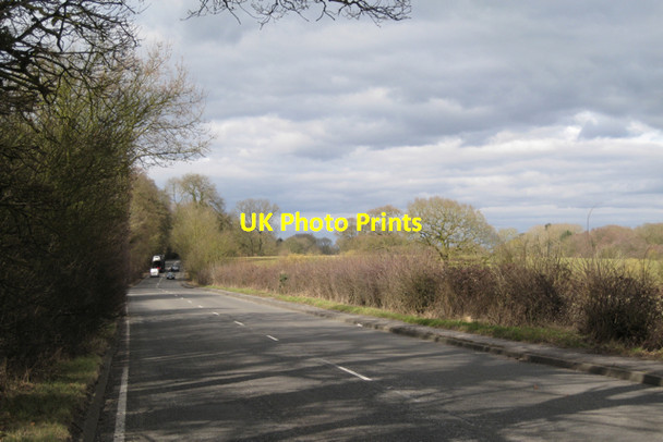 Photo 6"x4" A4177 approaching Five Ways Five Ways\/SP2269 c2010
