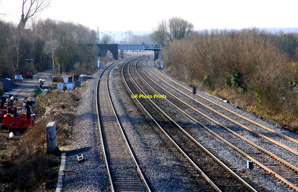 Photo 6"x4" Looking up the line to Walton Well Road Bridge Oxford\/SP5106 c2010