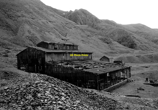 Photo 6"x4" Crumbling mine buildings, Cwmystwyth, 1977 Cwmystwyth c1977