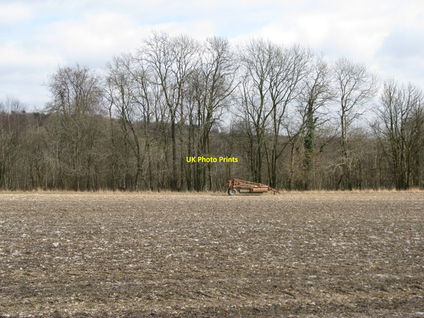 Photo 6"x4" Farm roller at Great Bottom wood Bignor c2010