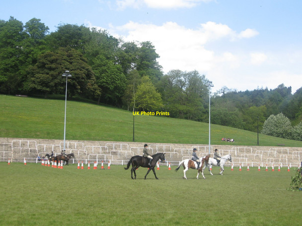 Photo 6"x4" Rugby Ground and Hillside Pontypool\/Pont-y-pwl c2009