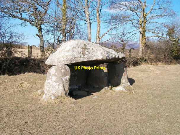 Photo 6"x4" The Rhoslan Burial Chamber from the south-west Criccieth c2010