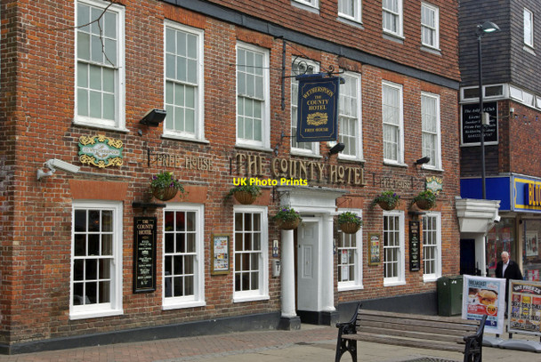 Photo 6"x4" The County Hotel, Ashford Ashford\/TR0042 c2010