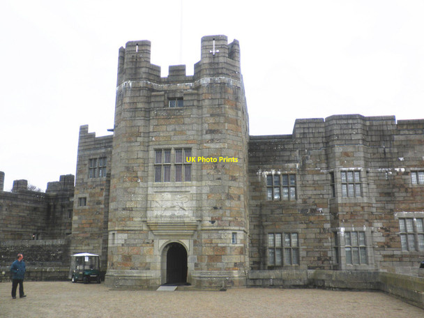 Photo 6"x4" Main entrance tower, Castle Drogo Drewsteignton c2010