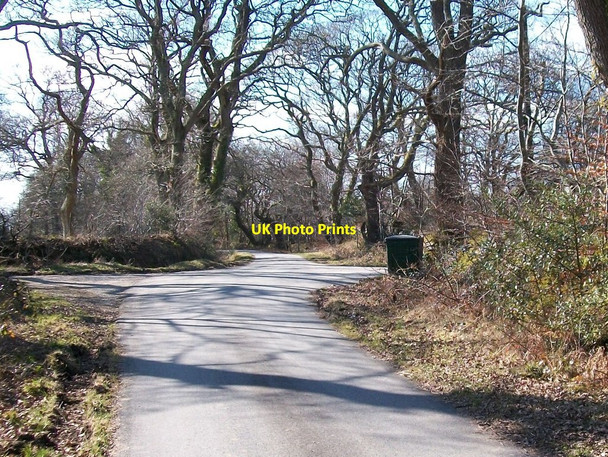 Photo 6"x4" Crossroads west of the hamlet of Plas Hen Rhosgyll c2010