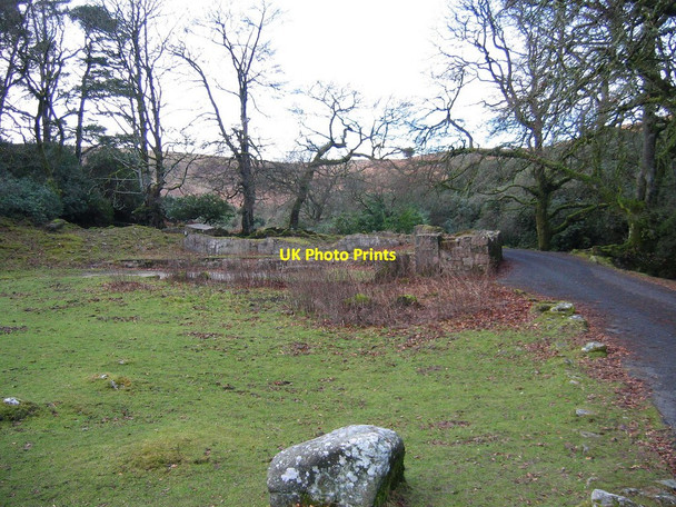 Photo 6"x4" The remains  of Brent Moor House Didworthy c2010